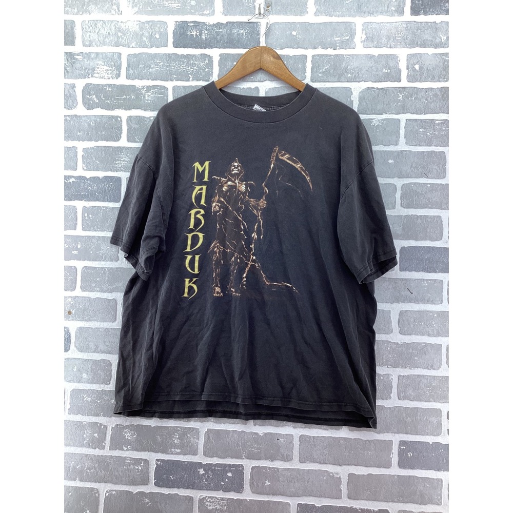 Vintage Marduk North American Black Metal Assault 2001 Tour Shirt XL Black Metal